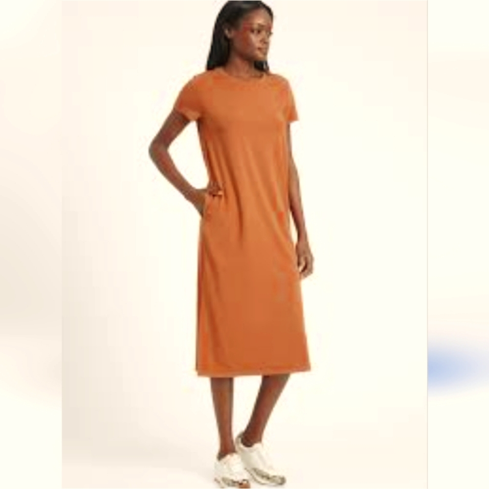 Banana Republic Tshirt Dress With Pockets Large